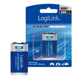 LogiLink bateria jednorazowa niebieski 6LR61B1 - Baterie i akcesoria - miniaturka - grafika 1