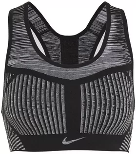 Koszulki i topy damskie - Stanik sportowy Nike FE/NOM FLYKNIT - AJ4047-014 - M - grafika 1