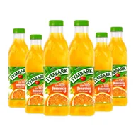 Soki i napoje niegazowane - Tymbark Sok 100% pomarańcza 1 l x 6 sztuk - miniaturka - grafika 1