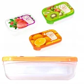 Pojemniki kuchenne - POJEMNIK DO ŻYWNOŚCI 1,2L PROSTOKĄTNY 20x15x6cm CUSINE FRUIT DESIGNE HOGAR - miniaturka - grafika 1