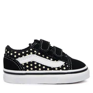 Buty dla dziewczynek - Tenisówki Vans Old Skool V VN000EE1G581 Czarny - miniaturka - grafika 1