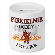 Skarbonki - Skarbonka Dla Fryzjera Idealny Imieniny Prezent z Nadrukiem ze Zdjęciem - miniaturka - grafika 1