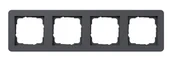 Klawisze i ramki - Gira Ramka poczwórna E1 - antracyt - miniaturka - grafika 1
