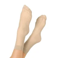 Skarpetki damskie - Nur Die Skarpetki 30 DEN półprzezroczyste nylonowe skarpety z komfortowym ściągaczem, niewidoczny matowy wygląd, damskie, Sahara, rozmiar uniwersalny - miniaturka - grafika 1