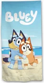 Ręczniki - Ręcznik kąpielowy Bluey Beach 70 x 140 cm Niebieski Beżowy Brązowy - miniaturka - grafika 1