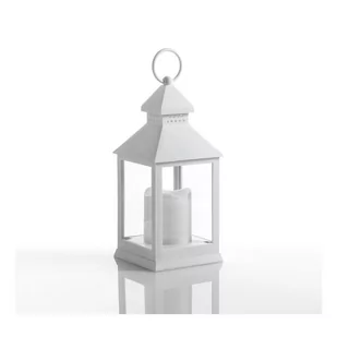 Biały lampion LED odpowiedni na zewnątrz Tomasucci Lante - Świeczniki - miniaturka - grafika 1