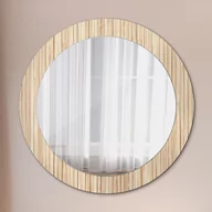 Lustra - Lustro dekoracyjne okrągłe Bambus słoma - miniaturka - grafika 1