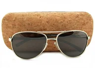 Okulary korekcyjne, oprawki, szkła - Pilotki Przeciwsłoneczne Polaryzacyjne POL-355 - miniaturka - grafika 1