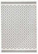 Dywany - Zala Living Stylowy welurowy dywan Cubic Szary kremowy 102549-140x200 - miniaturka - grafika 1