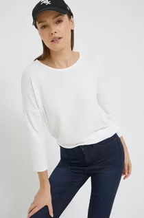 Koszulki i topy damskie - Only longsleeve damski kolor biały - grafika 1