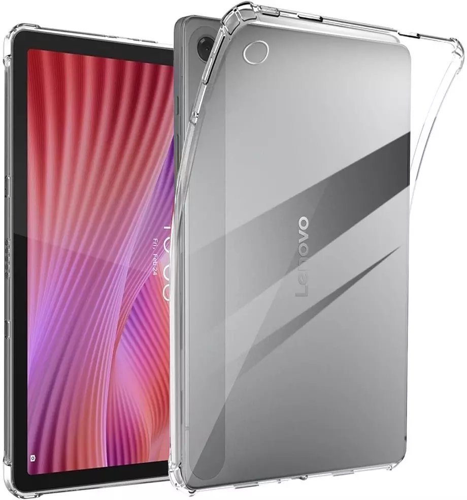 Etui na tablet 4kom.pl Etui SILIKONOWE do Lenovo Tab 10.1 2025 TB311FU TB311XU ZAEH0040PL, przezroczyste
