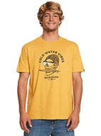 Koszulki męskie - Quiksilver Koszulka męska Basic Yellow XS - miniaturka - grafika 1