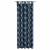 Zasłony - Eurofirany B.b. Choczyńscy Sp.J. Zasłona ogrodowa 155x200 granat węzeł - miniaturka - grafika 1