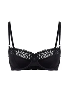 Calvin Klein Biustonosz damski na fiszbinach Kobiety Sztuczne włókno czarny jednolity, 70A - Biustonosze - miniaturka - grafika 1