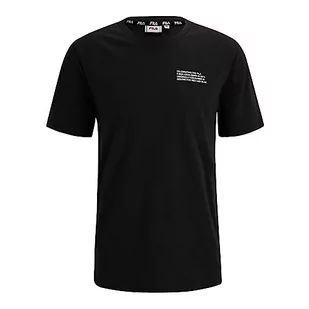 FILA Męski t-shirt BORNE Regular Graphic z nadrukiem, czarny, 2XL, czarny, XXL - Koszulki męskie - miniaturka - grafika 1