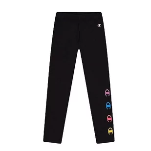 Champion Legacy Graphic Shop G-Cotton-Lycra Legginsy Dziewczyny i Dziewczyny, Czarny, 15-16 lat - Legginsy - miniaturka - grafika 1