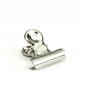 KLIPS METALOWY KLIP zaciskarka srebrny 19mm - 1szt - Spinacze i klipsy do papieru - miniaturka - grafika 1