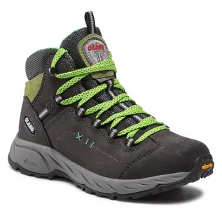 Buty trekkingowe damskie - Trekkingi OLANG - Monza.Btx Antracite/Lime 816 - grafika 1