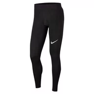 Spodenki męskie - Nike Męskie spodnie z podszewką, czarne, białe, L - miniaturka - grafika 1