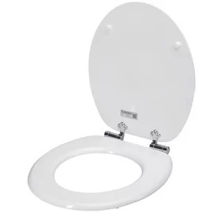 Deska Sedesowa Wc Wolnoopadająca Biała Mdf - Deski sedesowe - miniaturka - grafika 1