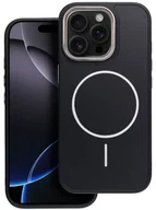 Etui i futerały do telefonów - Futerał FRAME MAG COVER kompatybilny z MagSafe do IPHONE 12 PRO czarny - miniaturka - grafika 1