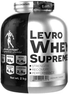 Odżywki białkowe - Odżywka białkowa Kevin Levrone Levro Whey Supreme 2000 g Jar Strawberry (5903719210201) - miniaturka - grafika 1