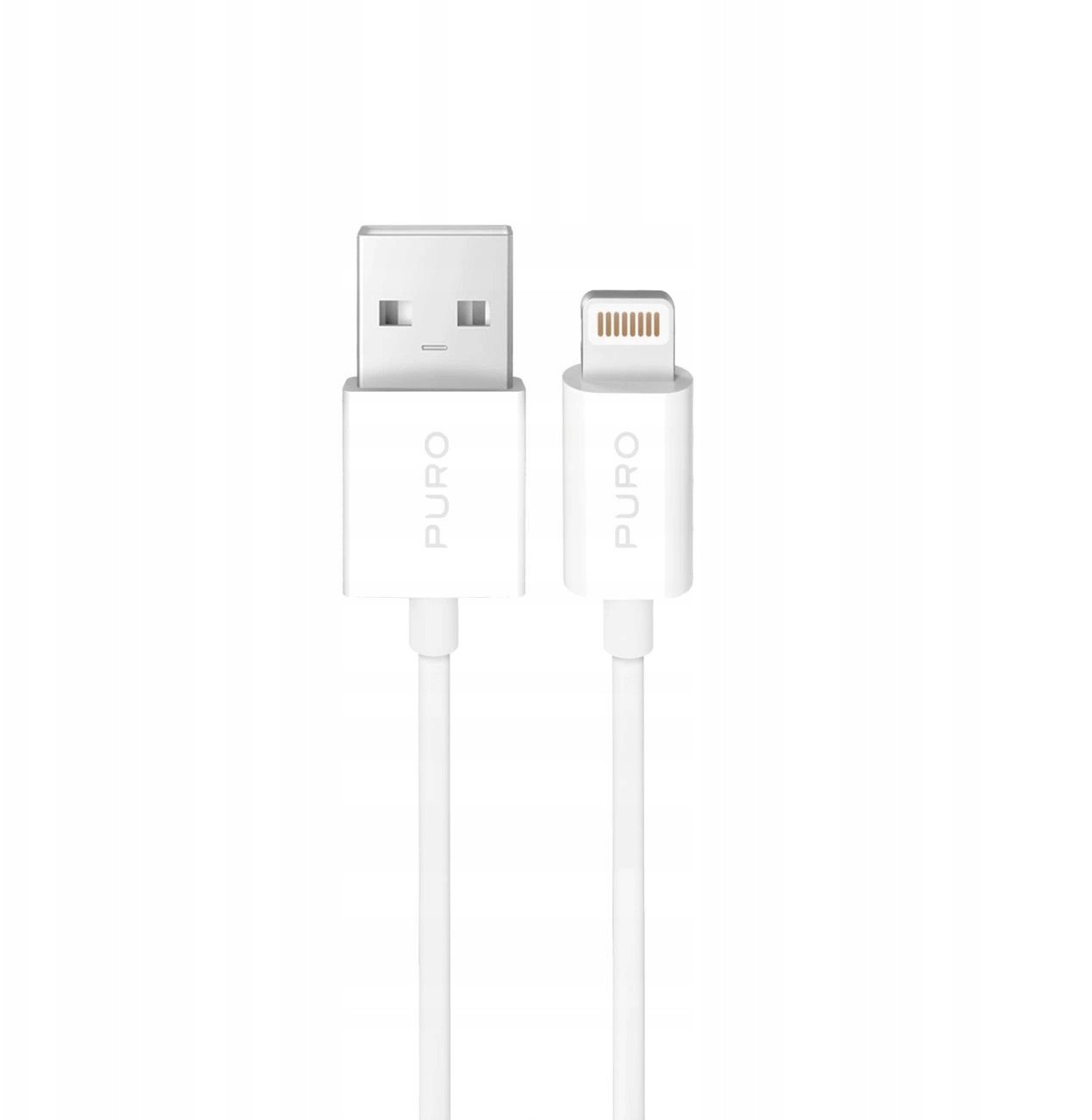 Kabel Puro TPE 12W USB-A - Lightning 3m - biały