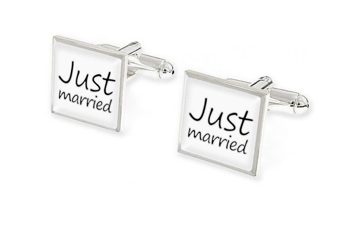 Mankietowe Spinki Just Married Dla Młodego