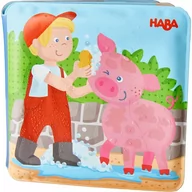 Zabawki do kąpieli - Książeczka do kąpieli Farmer czyścioch Haba - miniaturka - grafika 1