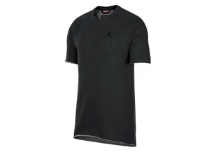 Nike Air Jordan Sportswear Wings Lite Fleece Crew Black Heather - Koszulki męskie - miniaturka - grafika 1