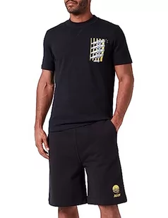 BOSS Męskie spodnie z dżerseju Seretrobike, czarny (Black1), 3XL - Spodenki męskie - miniaturka - grafika 1