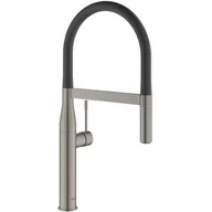 Baterie kuchenne - Grohe Essence Bateria kuchenna wysoka z wyciąganą wylewką DN 15 brushed hard graphite 30294AL0  30294AL0 - miniaturka - grafika 1