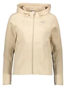 Kurtki i kamizelki sportowe damskie - Puma Kurtka funkcyjna "Evostripe" w kolorze beżowym - miniaturka - grafika 1