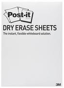 Tablice i flipcharty - EU Post-it Suchościeralna folia w arkuszach POST-IT Dry Erase DEFPACKL 28x39cm 15ark. białe 3M-70006850773 - miniaturka - grafika 1
