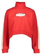Bluzy damskie - adidas Bluza w kolorze czerwonym - miniaturka - grafika 1