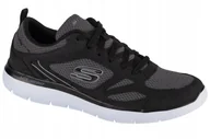 Buty sportowe męskie - Męskie sneakers Skechers Summits-South Rim 52812-BKW r.47,5 - miniaturka - grafika 1