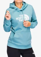 Bluzy sportowe damskie - Bluza z kapturem damska The North Face Drew Peak Pullover Hoodie - algae blue - miniaturka - grafika 1