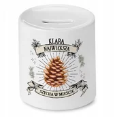 Skarbonki - Skarbonka dla Klary na Urodziny Idealny Prezent z Nadrukiem ze Zdjęciem - miniaturka - grafika 1