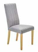 Krzesła - Szare drewniane krzesło do jadalni Ladiso - miniaturka - grafika 1