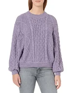 Bluzy damskie - Wrangler Damska bluza z długim rękawem i krótkim rękawem z krótkim rękawem, Bougainville Purple, rozmiar XXL - miniaturka - grafika 1
