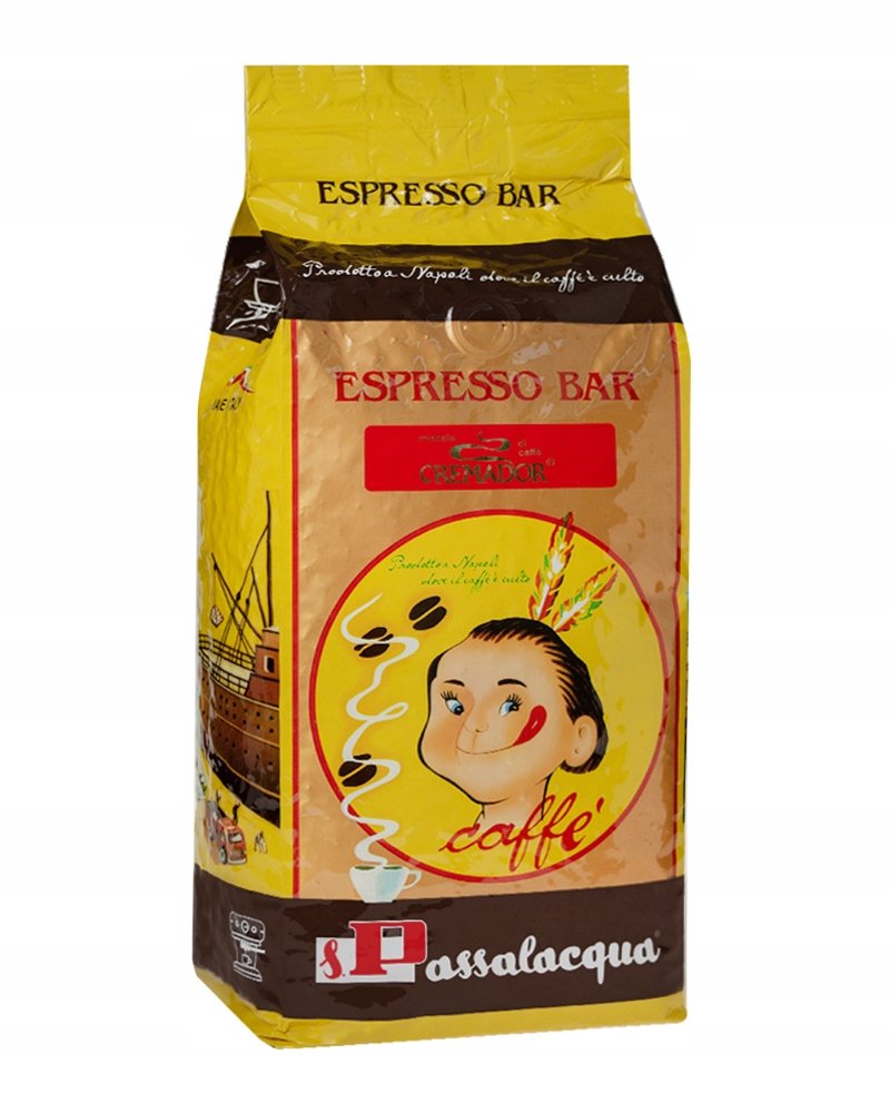 Kawa ziarnista Passalacqua Cremador 1kg mocno palony blend