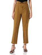 Spodnie damskie - PINKO Damskie spodnie Ariel 32 Bustier PJ767 GABARDI, V66_Castoro, 29 - miniaturka - grafika 1