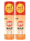 Zwalczanie i odstraszanie szkodników - OFF! Max Repelent w aerozolu przeciwko komarom i kleszczom, dwupak - miniaturka - grafika 1