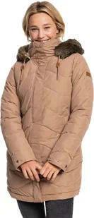 Roxy kurtka street zimowa damska ELLIE Woodsmoke CMA0 - Kurtki damskie - miniaturka - grafika 1