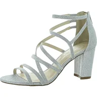 Czółenka - Jessica Simpson Stassey damskie czółenka na wysokim obcasie, Srebrny - 39 EU - miniaturka - grafika 1