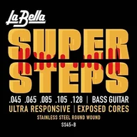Struny gitarowe  - Labella SS40 seria Super-Steps, zestaw strun do gitary basowej Extra Light 45/128 - miniaturka - grafika 1