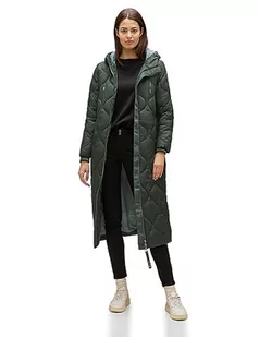 Street One Damska kurtka pikowana, długa, Verdant Green, 38 - Kurtki damskie - miniaturka - grafika 1