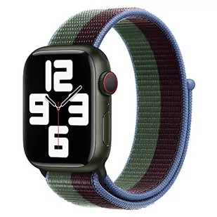 DEVIA Pasek na rzep S Sport3 duo Eucalyptus Green zielony/czarny AppleWatch (42/44/45 mm), Verde/Negro, Talla única - Paski - miniaturka - grafika 1