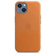 Etui i futerały do telefonów - Skórzane etui na telefon iPhone 13 Skórzane etui z Magsafe Złoto-brązowy - miniaturka - grafika 1