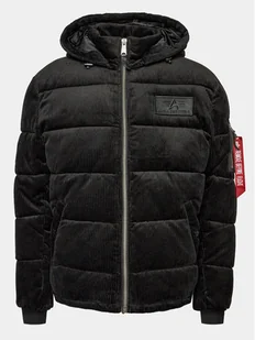 Alpha Industries Kurtka zimowa Cord 138118 Czarny Regular Fit - Kurtki męskie - miniaturka - grafika 1